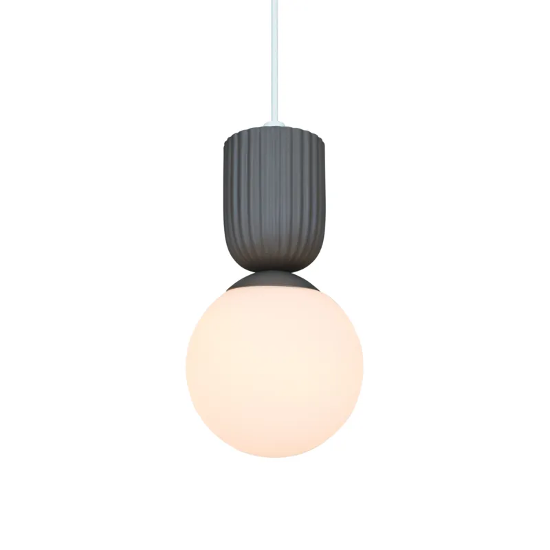 Szybka dostawa Lampa wisząca jasnobrązowa + klosz biały Sadie NO2512603018 - Nordlux